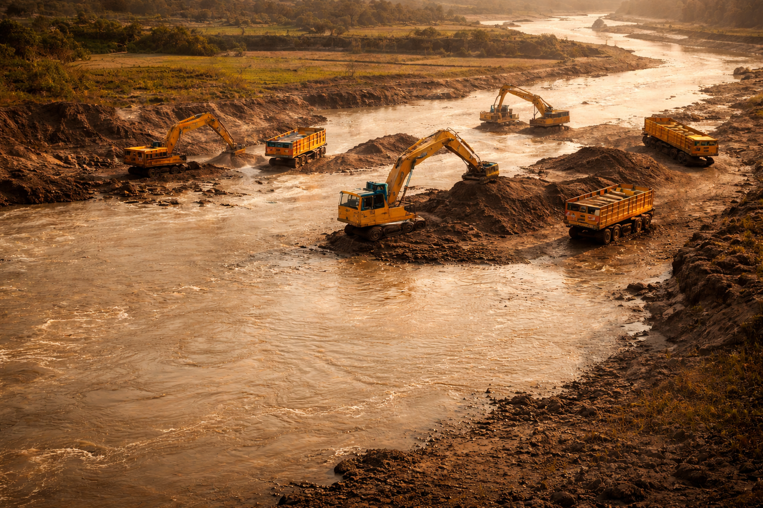 Sand Mining Environment